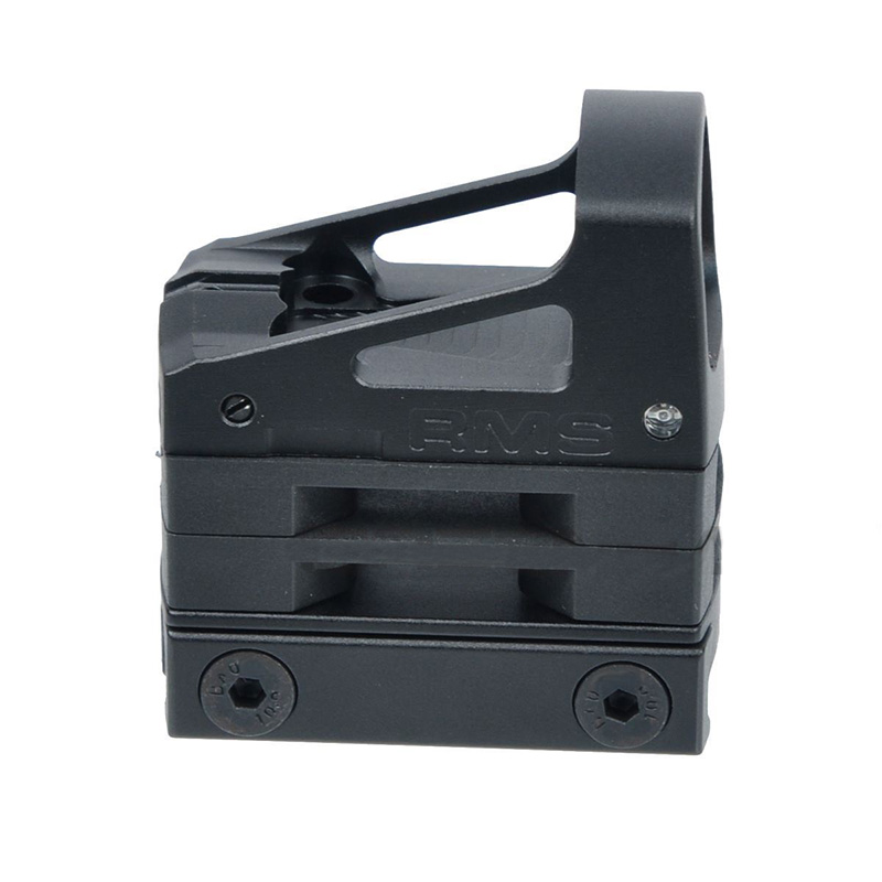 RMS Reflex Mini Red Dot Sight With Vented Mount and Spacers BK